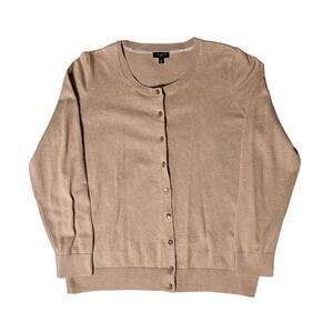 Talbots Women’s Classic Button-Front Cardigan Sweater – Size XL